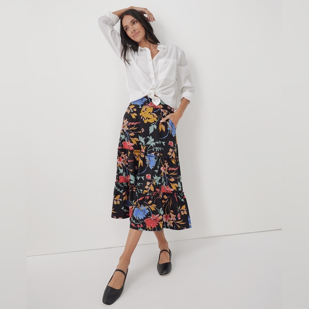 Pact XL Fit and Flare Skirt
